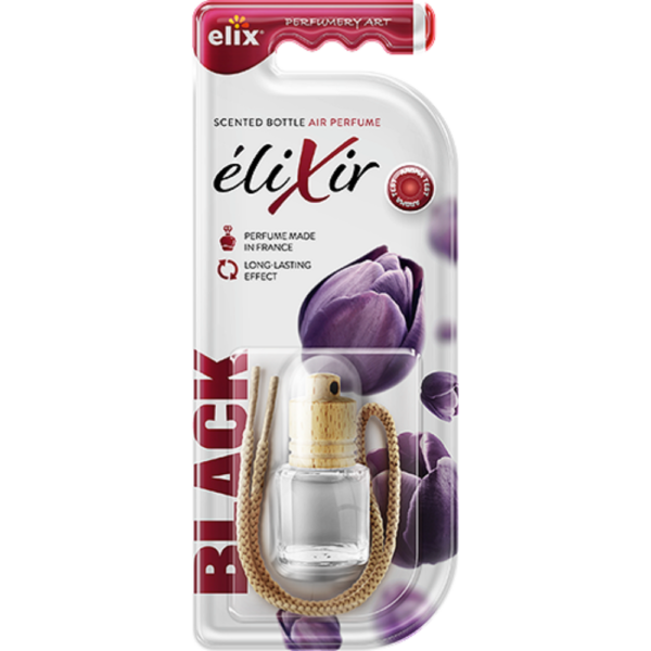 elixir 5 air freshener black