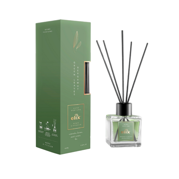 Home air freshener reed diffuser Green Leaves & Bergamot